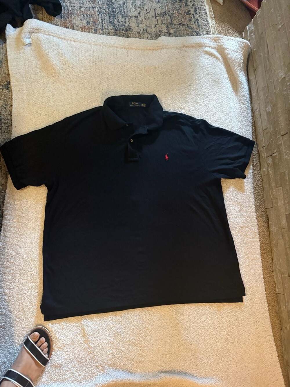 Polo Ralph Lauren Polo Shirt Size 2XB Black Red Logo